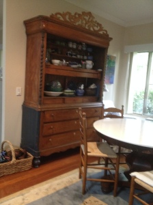 Old Cupboard and round table
